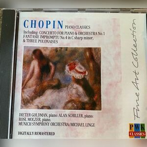 Vintage Chopin Piano Classics CD Remastered Munich Symphony 1985